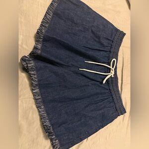 Zimmermann Indigo Denim Shorts